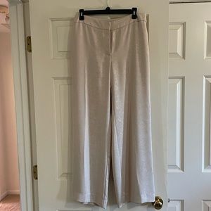 Alfani lined cream/off-white dress pants